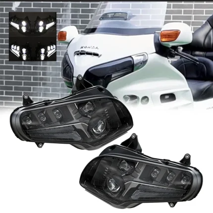 LED Motorcycle Headlight Goldwing GL 1800 120W Moto LED Light Headlights For Honda Gold Wing GL1800 2001-2017 Motobike Headlamp